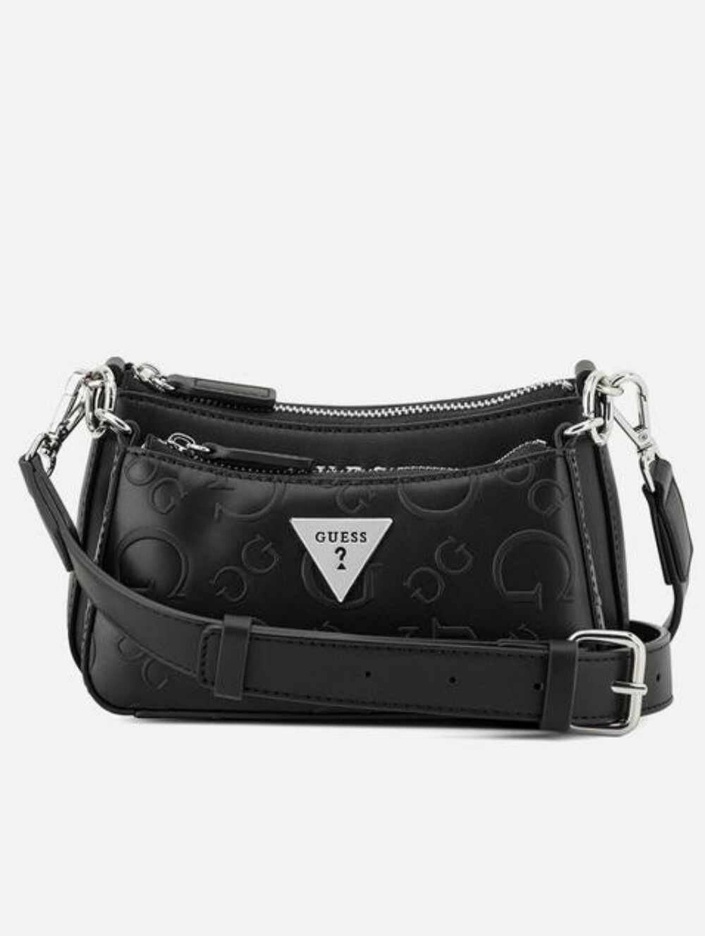 Guess Logo-Embossed Convertible Crossbody Bag